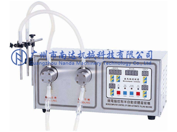 半自動雙頭灌裝機 半自動雙頭灌裝機